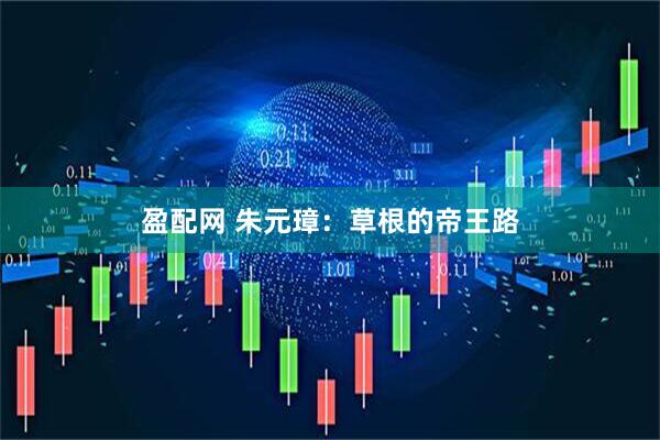 盈配网 朱元璋：草根的帝王路